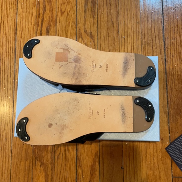 Womens Prada Black Sandals - Picture 3 of 10